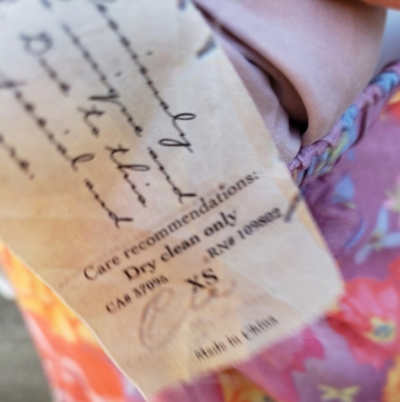 Rangoon Skirts Silk Floating Handpainted Skirt‎ - Picture 9 of 10